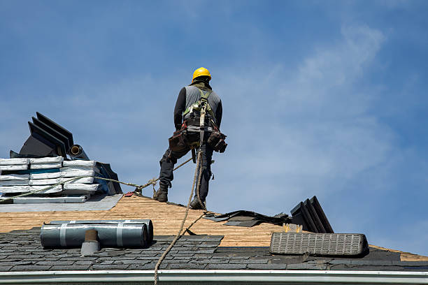 Professional Roofing technician working in Berea, OH